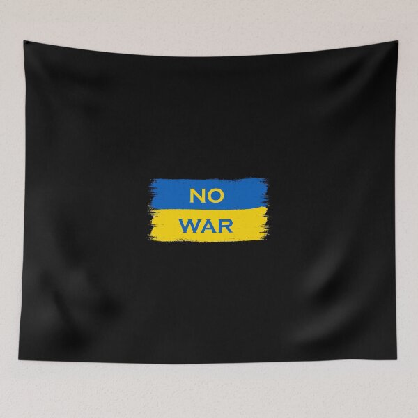 Item preview, No War Flag Ukraine Peace Dove designed and sold by Milena-.
