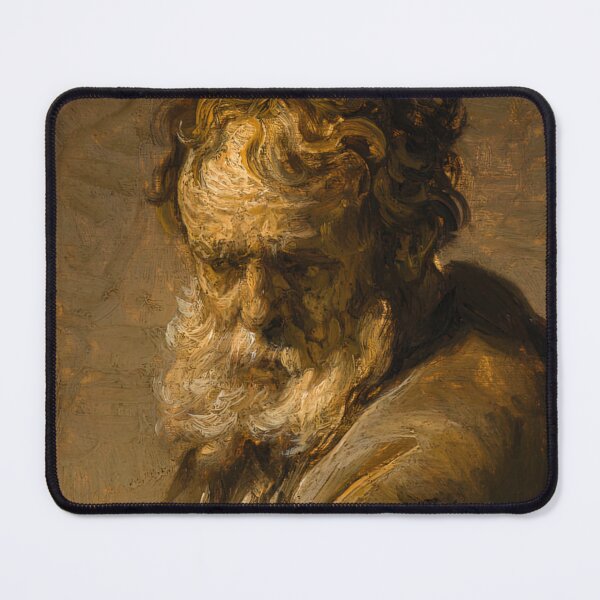 Item preview, Bust of a Bearded Old Man by Rembrandt designed and sold by AestheticsXarts.