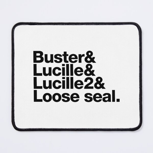 Item preview, Arrested Development, Buster & his Lucilles roll call - Black Text designed and sold by thedesigngarden.