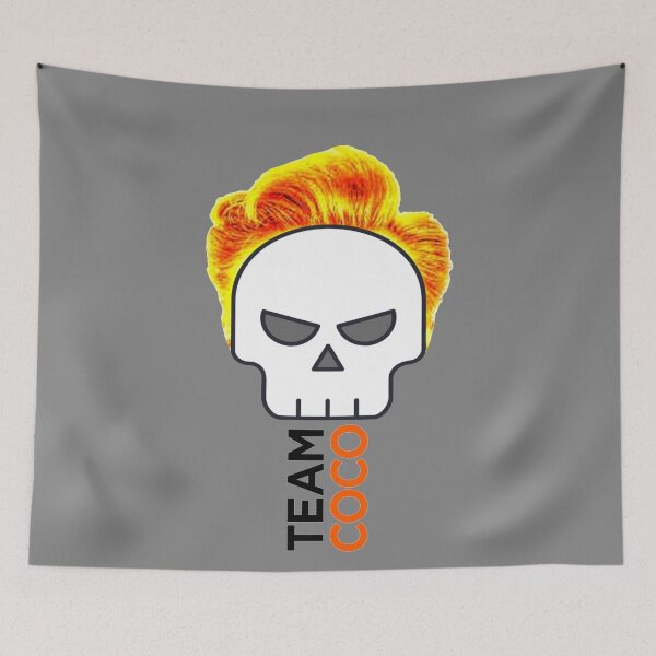 Item preview, Angry Skull With Iconic Conan  Hair | Team Coco Collection designed and sold by Schrodinger's  Clothing.