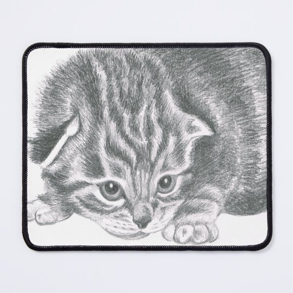 Item preview, tiny tabby kitten designed and sold by mindgoop.