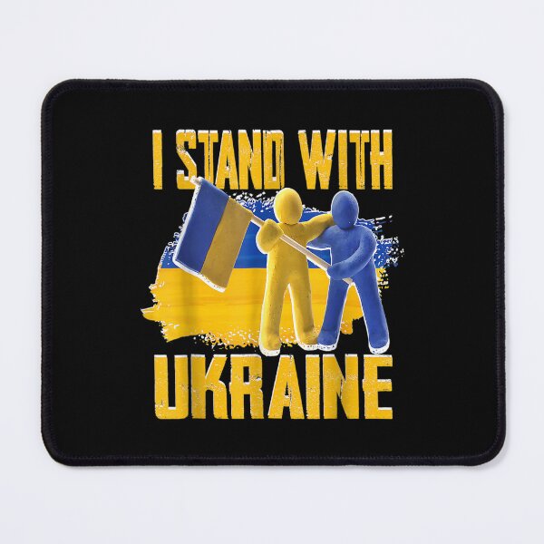 Item preview, I Stand With Ukraine Ukrainian Flag Clay Support Ukraine designed and sold by tomekae.