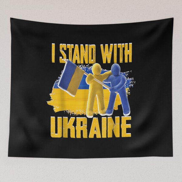 Item preview, I Stand With Ukraine Ukrainian Flag Clay Support Ukraine  designed and sold by tomekae.