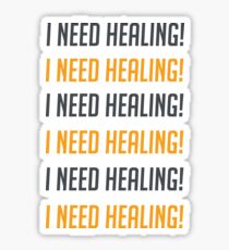 i need healing! Sticker