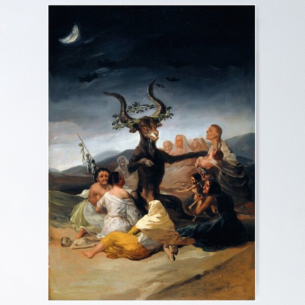 Item preview, Witches Sabbath by Francisco de Goya designed and sold by AestheticsXarts.