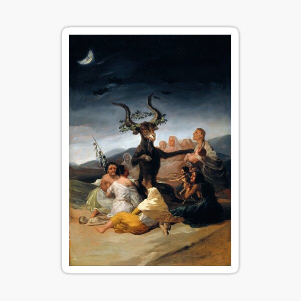 Item preview, Witches Sabbath by Francisco de Goya designed and sold by AestheticsXarts.