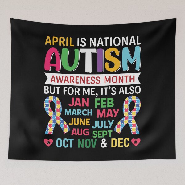 Item preview, April is National Autism Awareness Month T Shirt Gift World Autism Month designed and sold by ecomdesign.