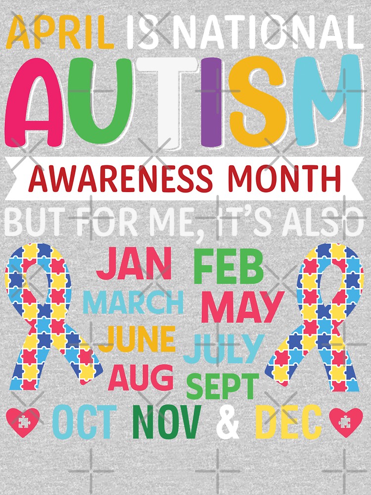 April is National Autism Awareness Month Poster by Douxie Grimo