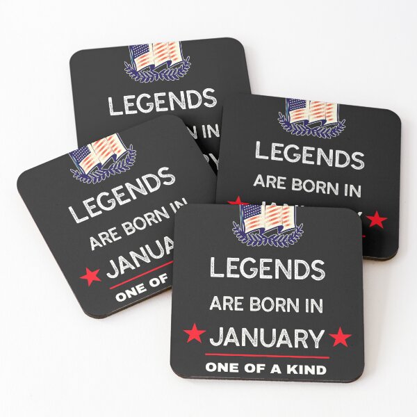 Item preview, Legends are born in January designed and sold by Teo13.