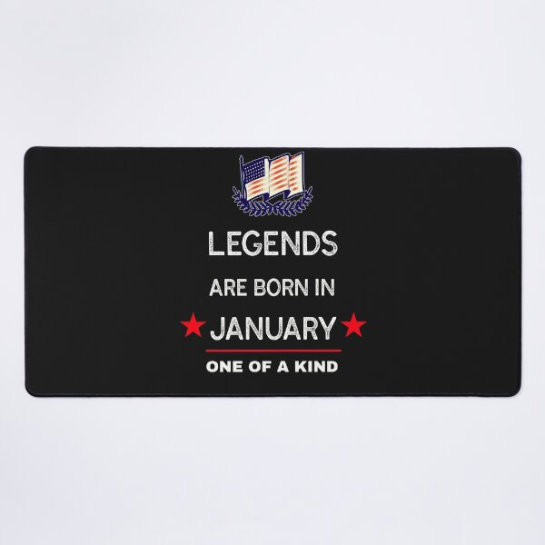 Item preview, Legends are born in January designed and sold by Teo13.
