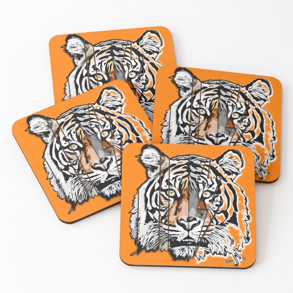 Item preview, tiger head designed and sold by CakTheo.
