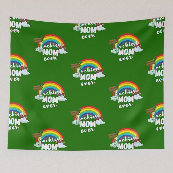 Item preview, Luckiest mom Ever St Patricks Day T-Shirt School Gift T-Shirt designed and sold by yococo.