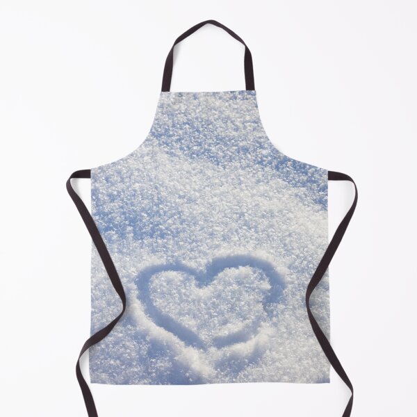 Item preview, White snowy heart designed and sold by viknitov.