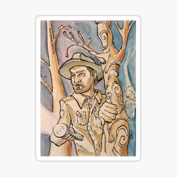 Chief Hopper from Stranger Things Sticker