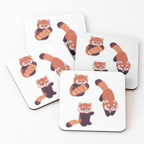 Item preview, Three cute red pandas designed and sold by Mayarart.