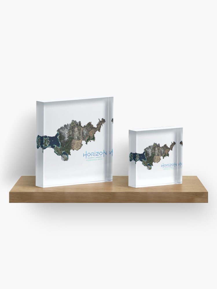 Sons of the Forest Map Acrylic Block for Sale by The Pathfinders