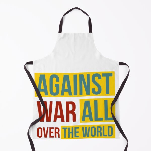 Item preview, Against War in all the world with yellow blue and red color_ukrainian designed and sold by Ndli.