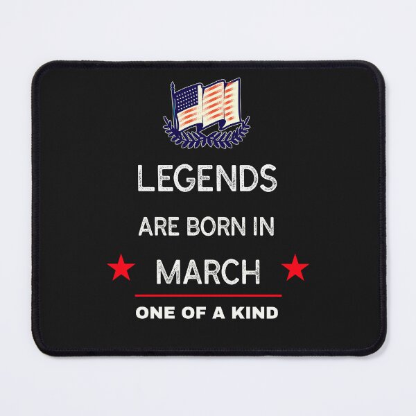 Item preview, Legends are born in March designed and sold by Teo13.