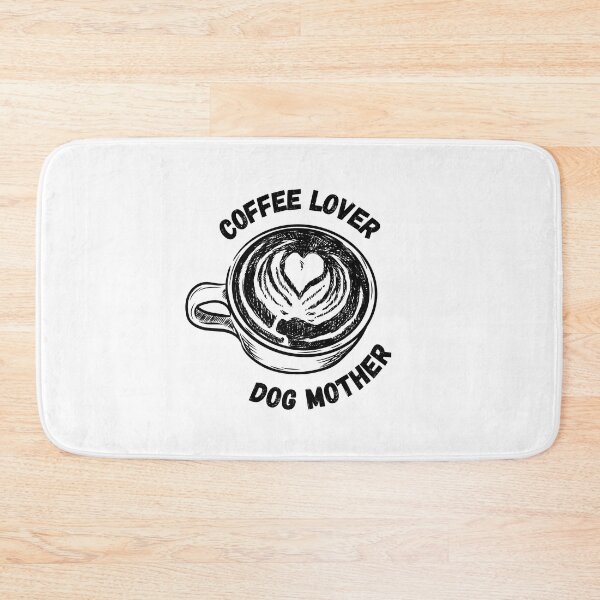 Artikelvorschau, Coffee Lover Dog Mother - Dog Mum Ruff - Lustige Hundemutter, die Kaffee liebt entworfen und verkauft von Doggymadness.