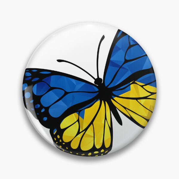 Item preview, I Stand With Ukraine Butterfly Flag Essential T-Shirt designed and sold by player-502.