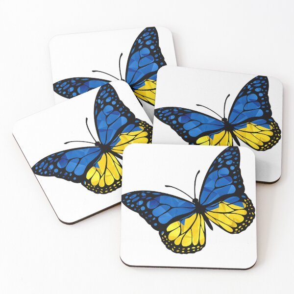 Item preview, I Stand With Ukraine Butterfly Flag Essential T-Shirt designed and sold by player-502.
