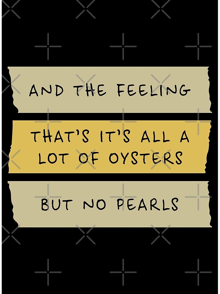 "Quote Counting Crows" Poster for Sale by DesignByKaybi Redbubble