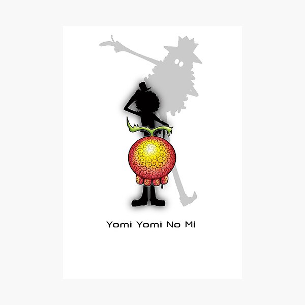 Yomi Yomi no Mi Splatter Devil Fruit  Photographic Print for Sale