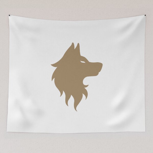 Item preview, Golden wolf Silhouette designed and sold by lerdoberdo.