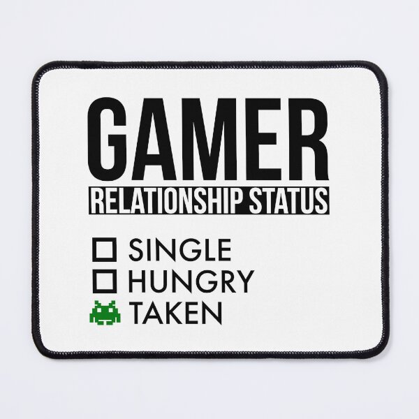 Item preview, Funny Gamer Relationship Status designed and sold by OutcastBrain.