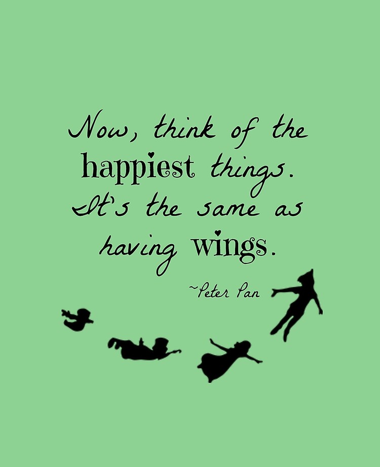 Peter Pan Happiness Quote Ipad Case Skin By Mahiateit Redbubble