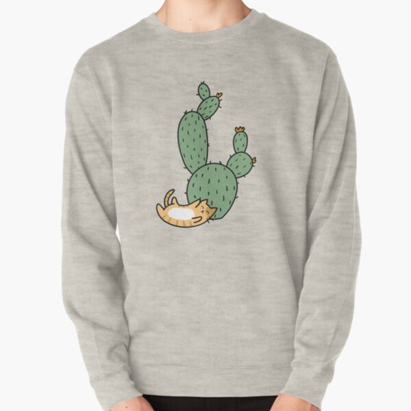 Cacti Cats Pullover Sweatshirt