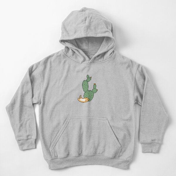 Cacti Cats Kids Pullover Hoodie