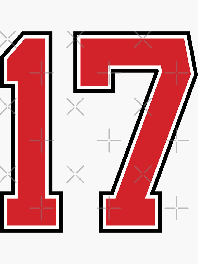 Sports Number 44, red black color lucky sport forty four Poster for Sale  by ArtIsParty