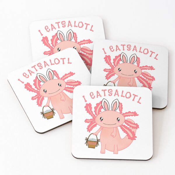 Axolotl Ears Coasters for Sale Redbubble