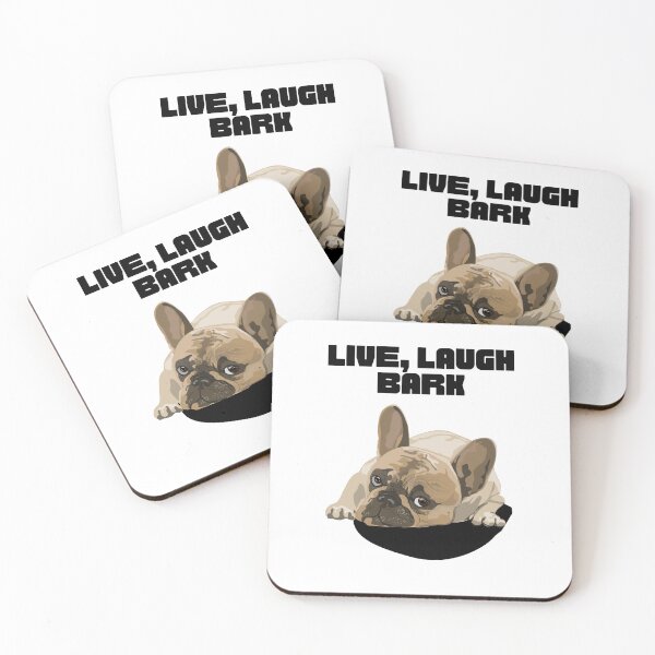 Item preview, LIVE LAUGH BARK - gta cool boston terrier dog  designed and sold by MiKy1997.
