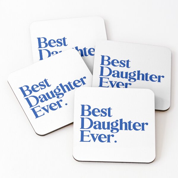 Item preview, Best Daughter Ever - Best Gift for Daughter - Blue designed and sold by heyluckyseven.