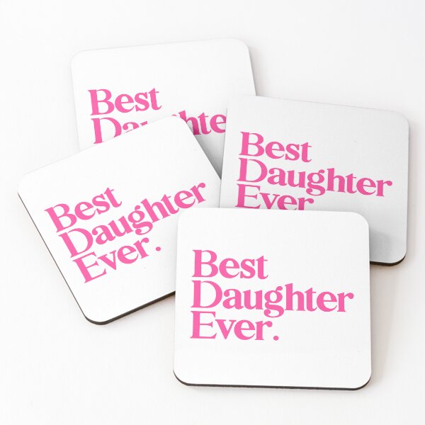 Item preview, Best Daughter Ever - Best Gift for Daughter - Pink designed and sold by heyluckyseven.