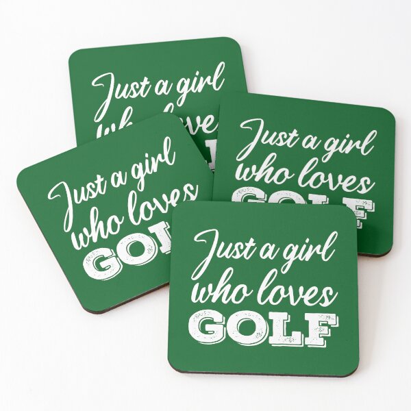 Item preview, Just a Girl Who Loves Golf designed and sold by Koala Designs.