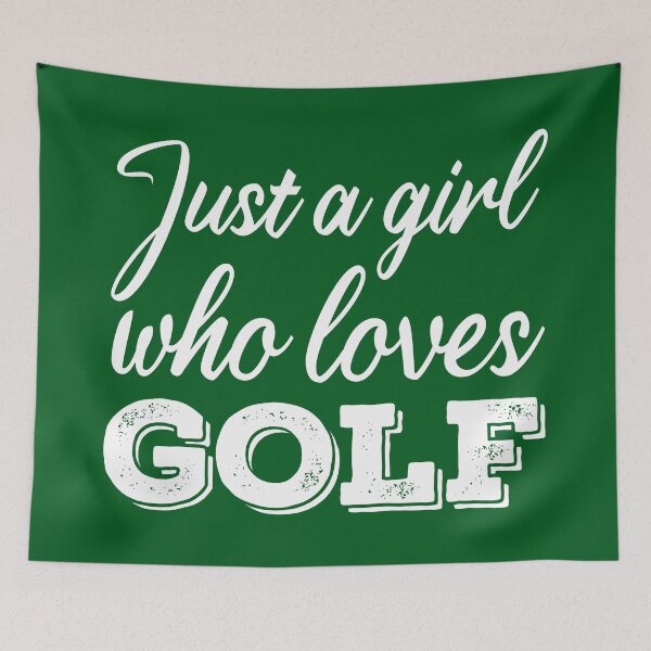 Item preview, Just a Girl Who Loves Golf designed and sold by Koala Designs.