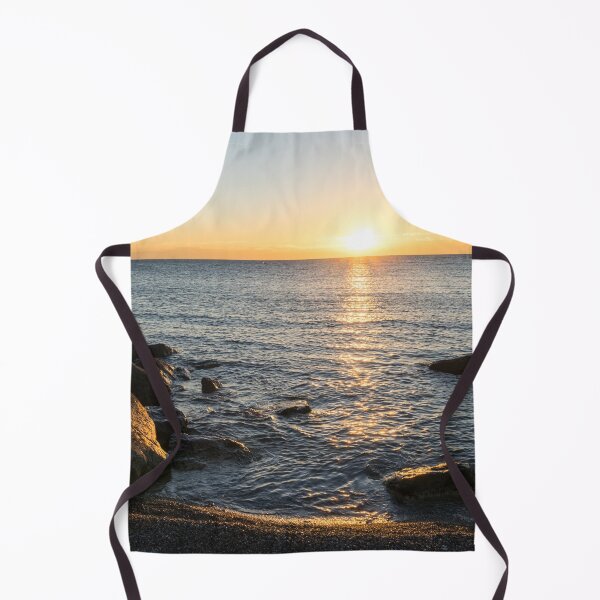 Item preview, Gold and Rocks - Lake Ontario Overwater Sunrise designed and sold by Georgia Mizuleva.