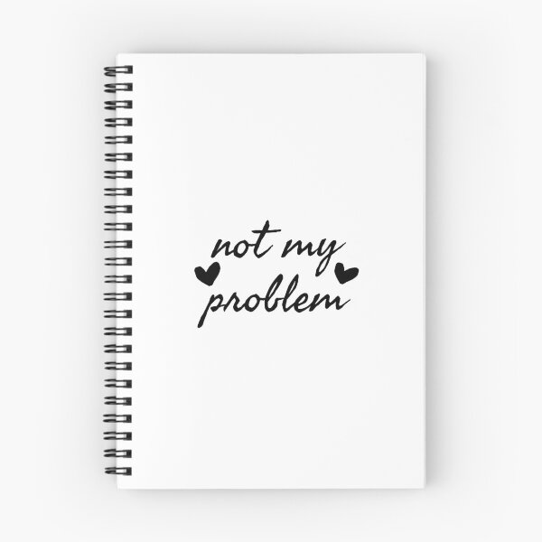 Item preview,  Not my problem black color typography designed and sold by Abbara.