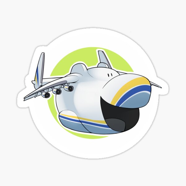 Antonov 225 Mouth Sticker