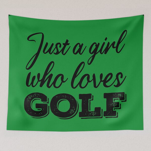Item preview, Just a Girl Who Loves Golf designed and sold by Koala Designs.