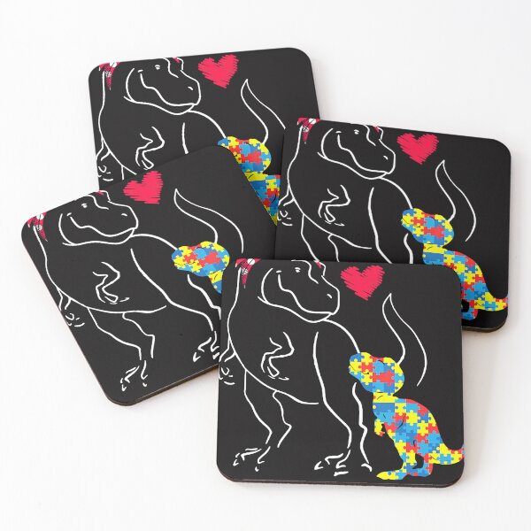 Item preview, Auntasaurus T rex Dinosaur Aunta Saurus Autism Awareness designed and sold by DanielDutkosky.