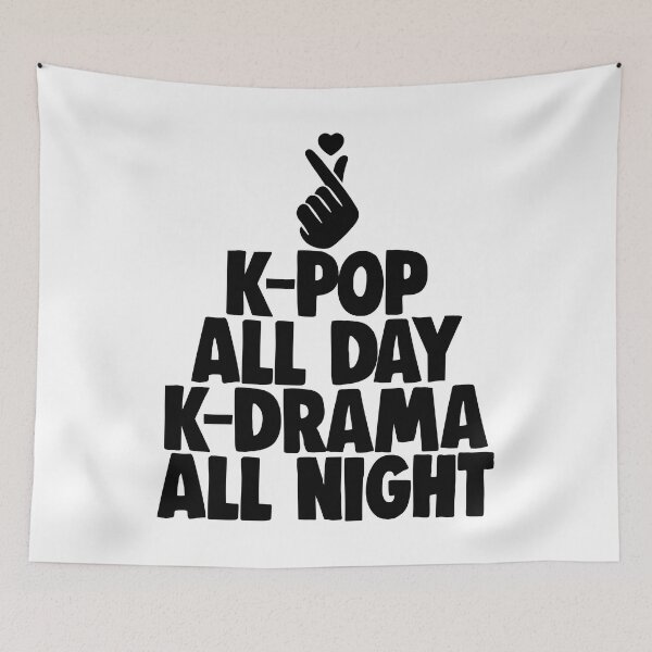 Item preview, K-Pop All Day K-Drama All Night designed and sold by Bendthetrend.