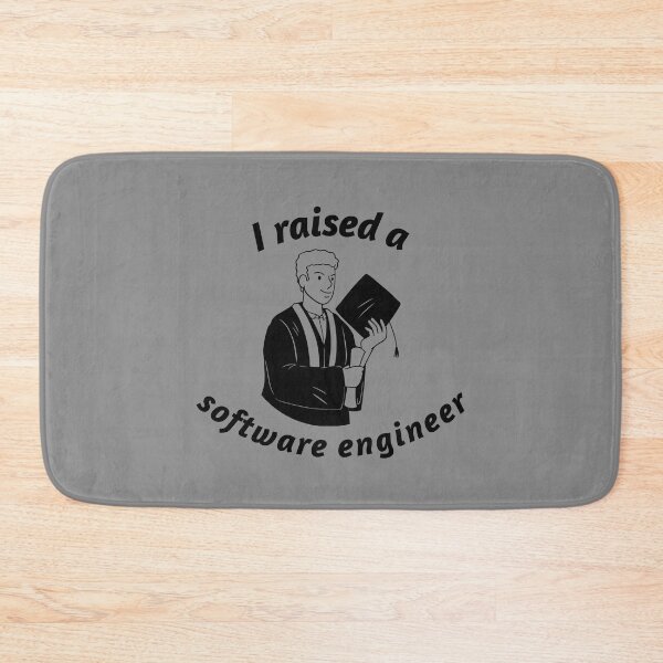 Item preview, I Raised a Software Engineer - Male Graphic - University / College Graduation - Graduatees designed and sold by GraduaTees.