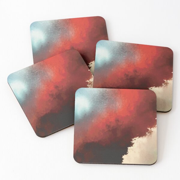 Item preview, Abstract art with red colored accent designed and sold by Abbara.