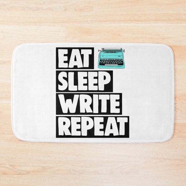 Item preview, Eat Sleep Write Repeat designed and sold by Bendthetrend.
