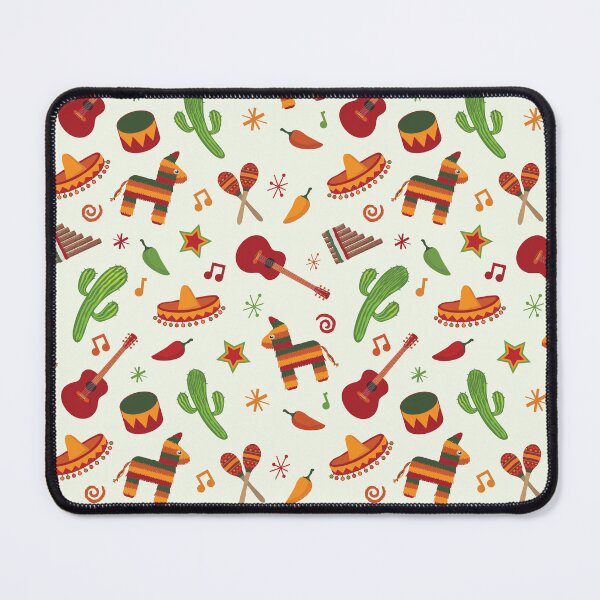 Item preview, Mexican Music Pattern designed and sold by Blue-Banana.