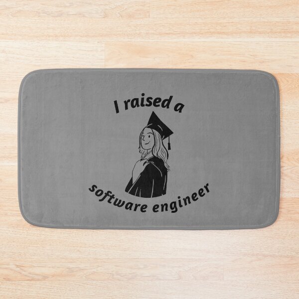 Item preview, I Raised a Software Engineer - Female Graphic - University / College Graduation - Graduatees designed and sold by GraduaTees.